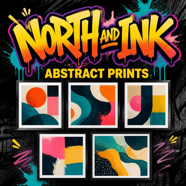 Abstract-Prints North & Ink Creative Studio