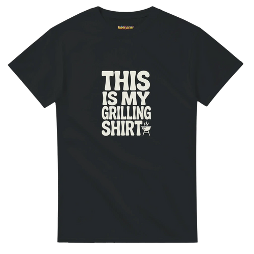 Grilling Enthusiast Heavyweight Cotton T-Shirt – Classic Fit BBQ Apparel