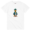 Gangster Duck Graphic Heavyweight Cotton T-Shirt – Classic Relaxed Fit