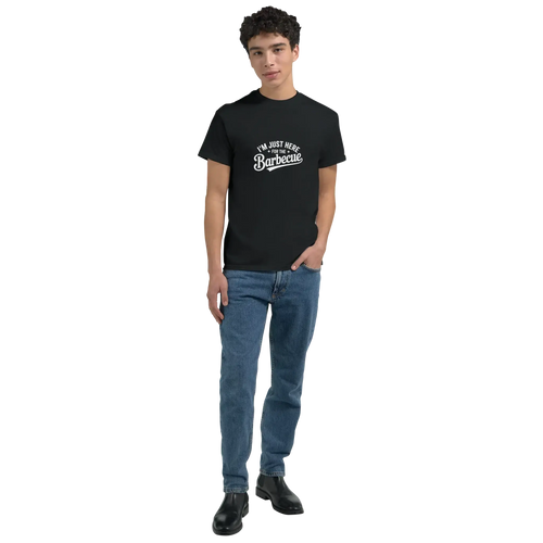 I'm Just Here for the BBQ Graphic T-Shirt - Heavyweight Cotton Crewneck
